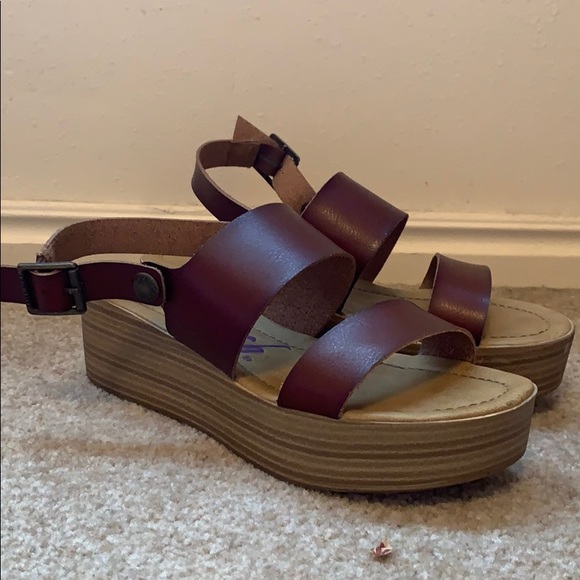 blowfish platform sandals